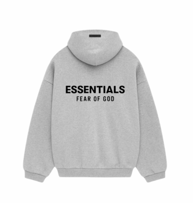 Fear of God Essentials Fleece Hoodie Light Heather Gray