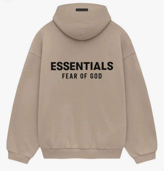 Fear of God Essentials Fleece Hoodie Desert Sand